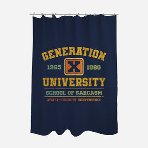 Generation X University-None-Polyester-Shower Curtain-kg07