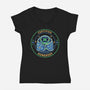 Certified Homebody-Womens-V-Neck-Tee-TechraNova