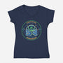 Certified Homebody-Womens-V-Neck-Tee-TechraNova