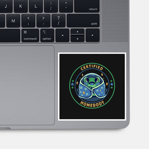 Certified Homebody-None-Glossy-Sticker-TechraNova