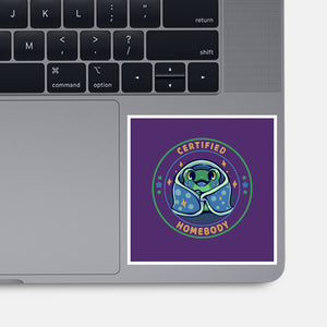 Certified Homebody-None-Glossy-Sticker-TechraNova
