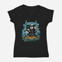 Bingo STEM Lab-Womens-V-Neck-Tee-PrimePremne