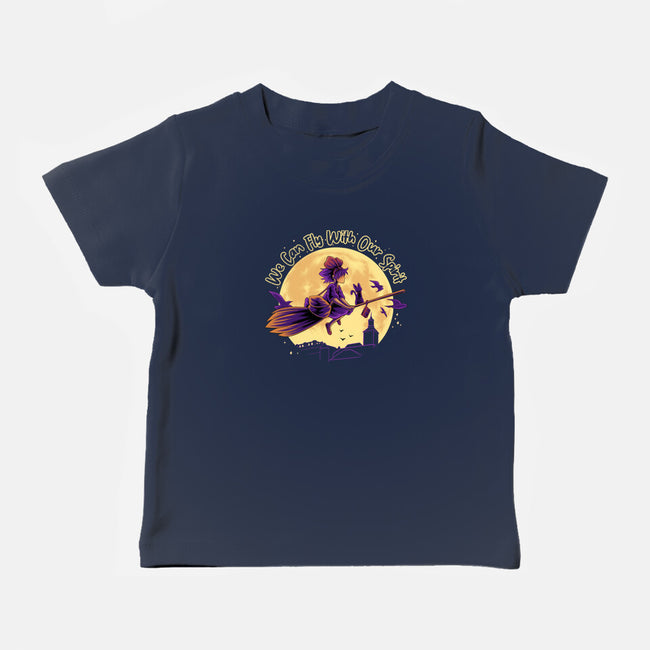 Fly With Our Spirit-Baby-Basic-Tee-rmatix