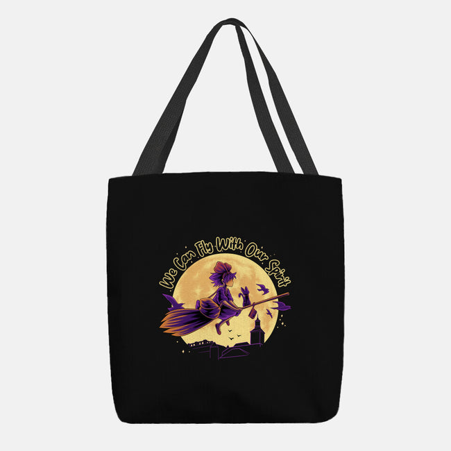 Fly With Our Spirit-None-Basic Tote-Bag-rmatix