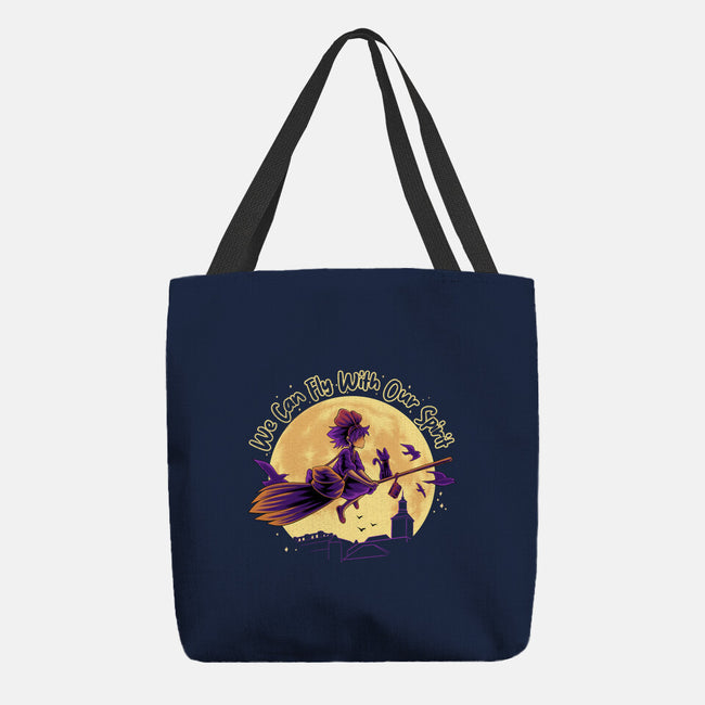 Fly With Our Spirit-None-Basic Tote-Bag-rmatix