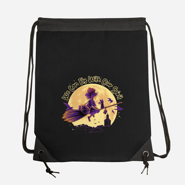 Fly With Our Spirit-None-Drawstring-Bag-rmatix