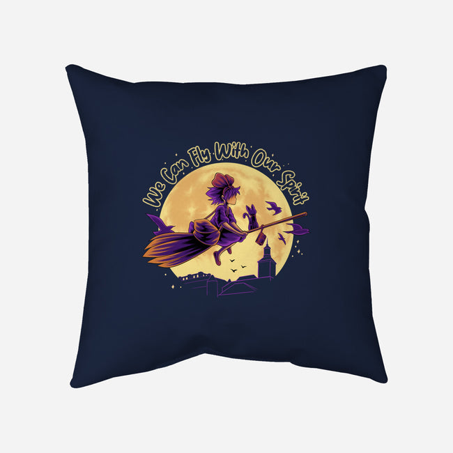Fly With Our Spirit-None-Removable Cover w Insert-Throw Pillow-rmatix