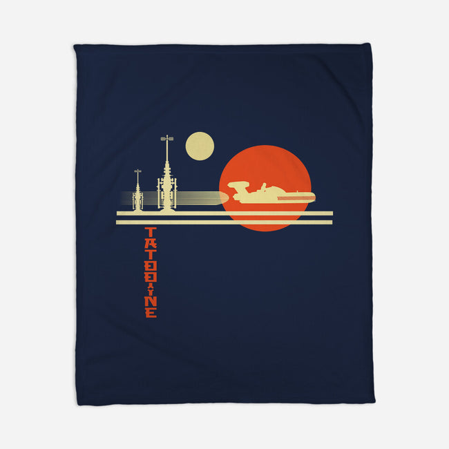 A Night On Tatooine-None-Fleece-Blanket-palmstreet