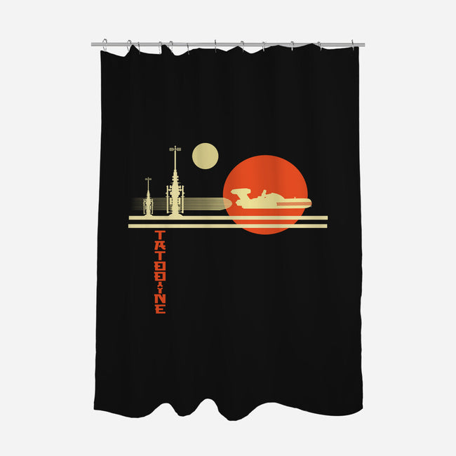 A Night On Tatooine-None-Polyester-Shower Curtain-palmstreet
