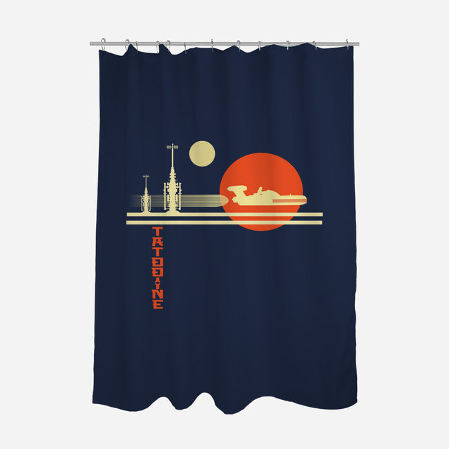A Night On Tatooine-None-Polyester-Shower Curtain-palmstreet