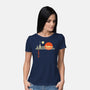 A Night On Tatooine-Womens-Basic-Tee-palmstreet