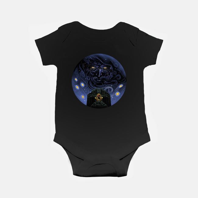 War Of Gods Starry Night-Baby-Basic-Onesie-Astrobot Invention