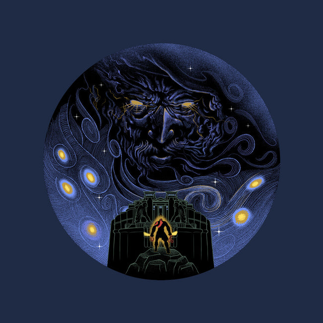 War Of Gods Starry Night-Mens-Basic-Tee-Astrobot Invention