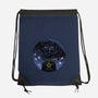 War Of Gods Starry Night-None-Drawstring-Bag-Astrobot Invention