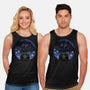 War Of Gods Starry Night-Unisex-Basic-Tank-Astrobot Invention