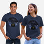 War Of Gods Starry Night-Unisex-Basic-Tee-Astrobot Invention