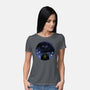 War Of Gods Starry Night-Womens-Basic-Tee-Astrobot Invention