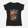 Mage's Guide-Womens-V-Neck-Tee-Hafaell