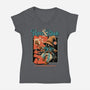 Mage's Guide-Womens-V-Neck-Tee-Hafaell