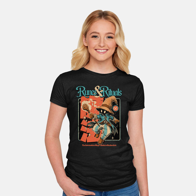 Mage's Guide-Womens-Fitted-Tee-Hafaell