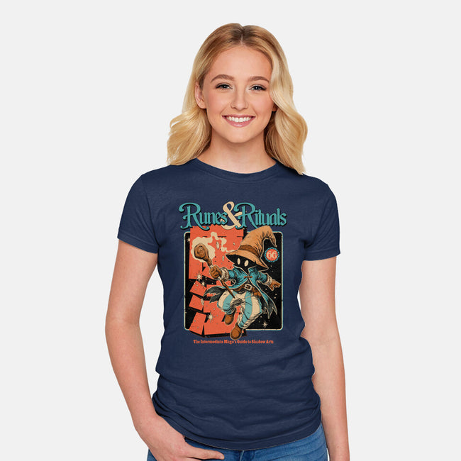 Mage's Guide-Womens-Fitted-Tee-Hafaell