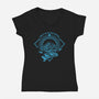 Solitude-Womens-V-Neck-Tee-CappO