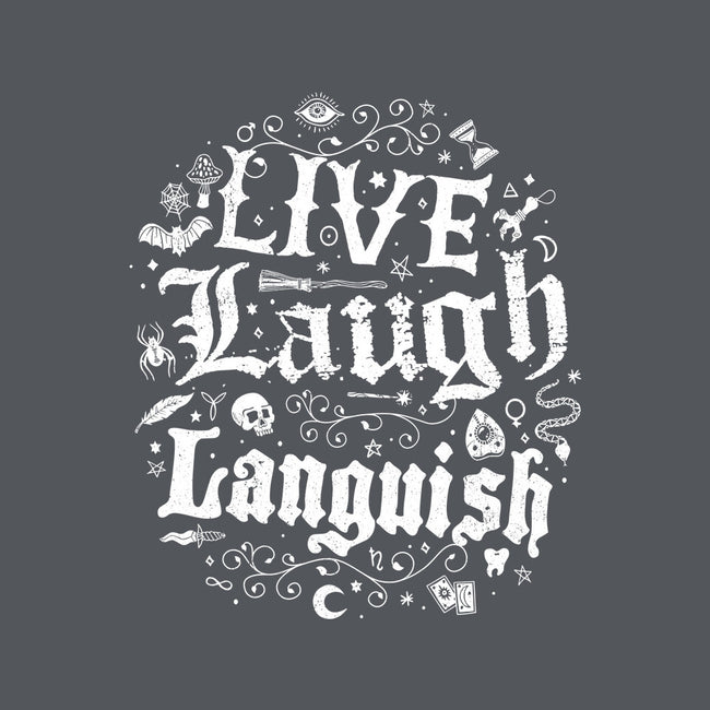 Live Laugh Languish-Mens-Basic-Tee-Nemons