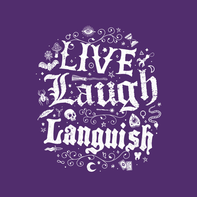 Live Laugh Languish-Mens-Basic-Tee-Nemons
