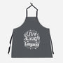 Live Laugh Languish-Unisex-Kitchen-Apron-Nemons