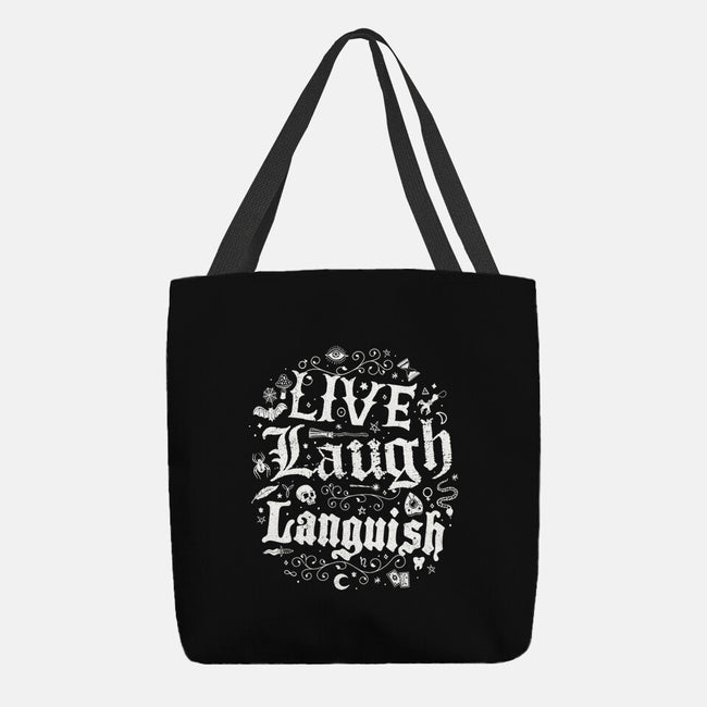 Live Laugh Languish-None-Basic Tote-Bag-Nemons