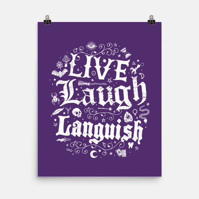 Live Laugh Languish-None-Matte-Poster-Nemons