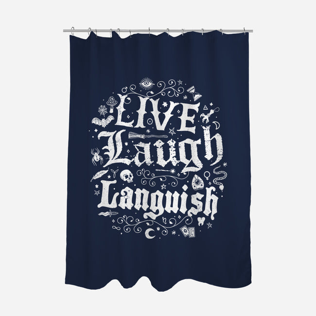 Live Laugh Languish-None-Polyester-Shower Curtain-Nemons