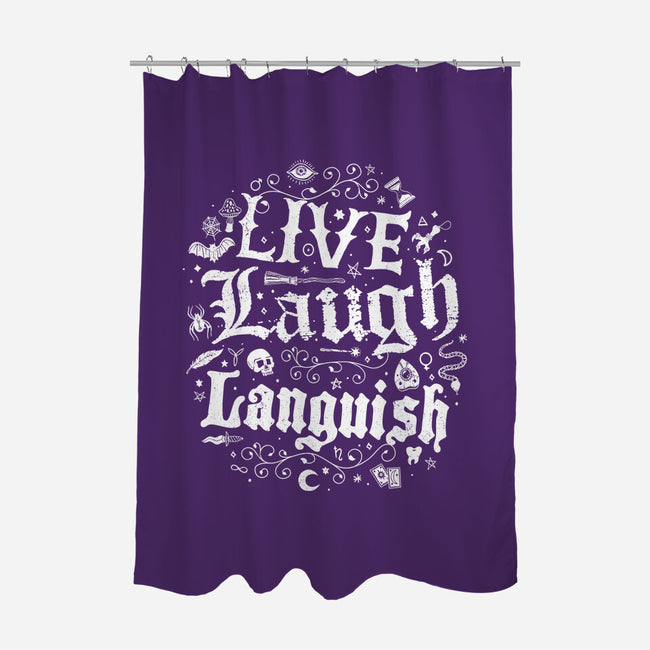 Live Laugh Languish-None-Polyester-Shower Curtain-Nemons
