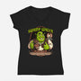 Green Ogre Drink-Womens-V-Neck-Tee-Studio Mootant