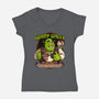 Green Ogre Drink-Womens-V-Neck-Tee-Studio Mootant