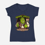 Green Ogre Drink-Womens-V-Neck-Tee-Studio Mootant