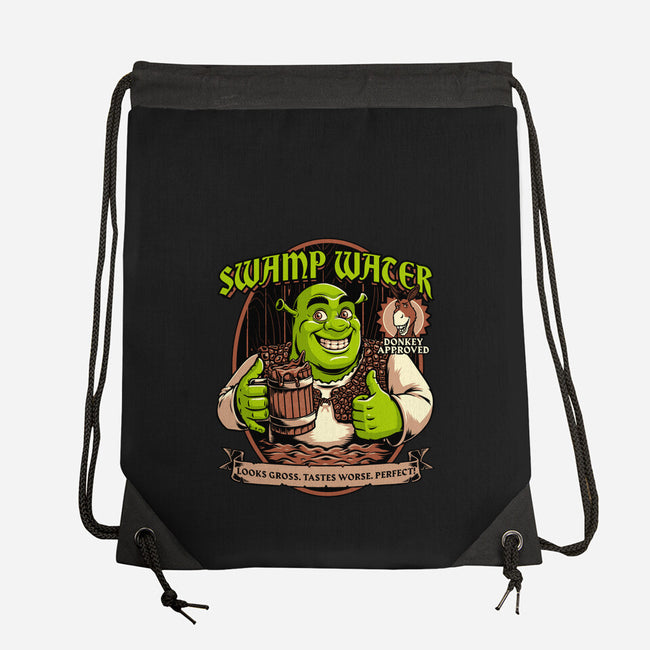 Green Ogre Drink-None-Drawstring-Bag-Studio Mootant