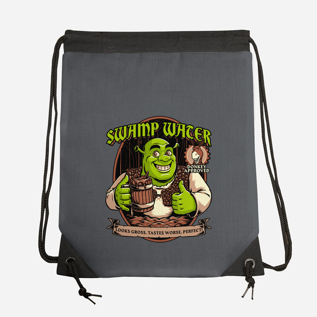 Green Ogre Drink-None-Drawstring-Bag-Studio Mootant