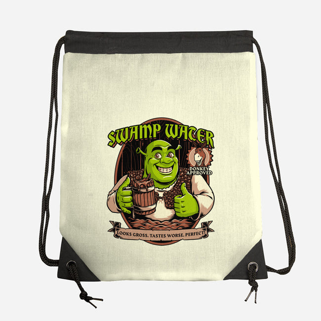 Green Ogre Drink-None-Drawstring-Bag-Studio Mootant