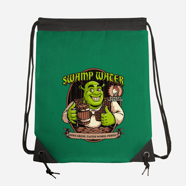 Green Ogre Drink-None-Drawstring-Bag-Studio Mootant