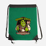 Green Ogre Drink-None-Drawstring-Bag-Studio Mootant