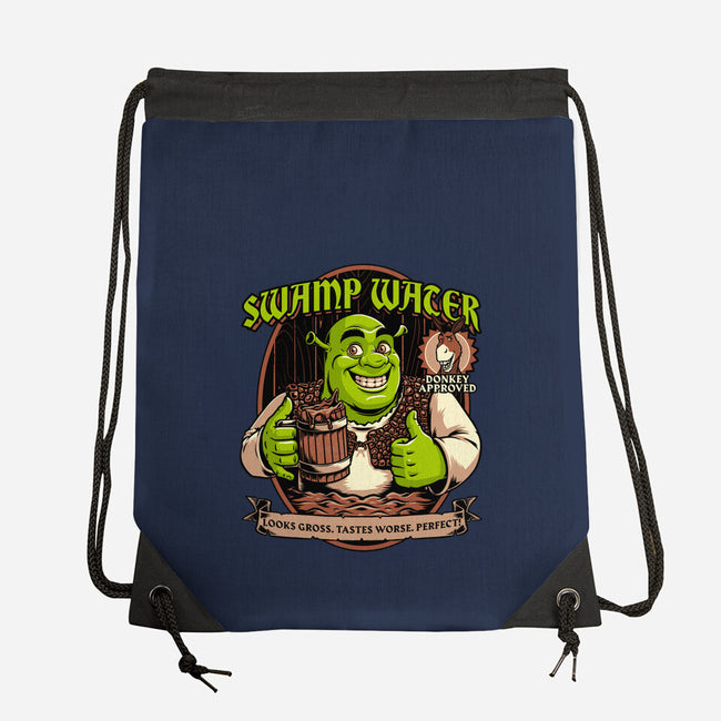 Green Ogre Drink-None-Drawstring-Bag-Studio Mootant
