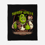 Green Ogre Drink-None-Fleece-Blanket-Studio Mootant