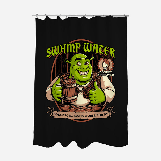 Green Ogre Drink-None-Polyester-Shower Curtain-Studio Mootant
