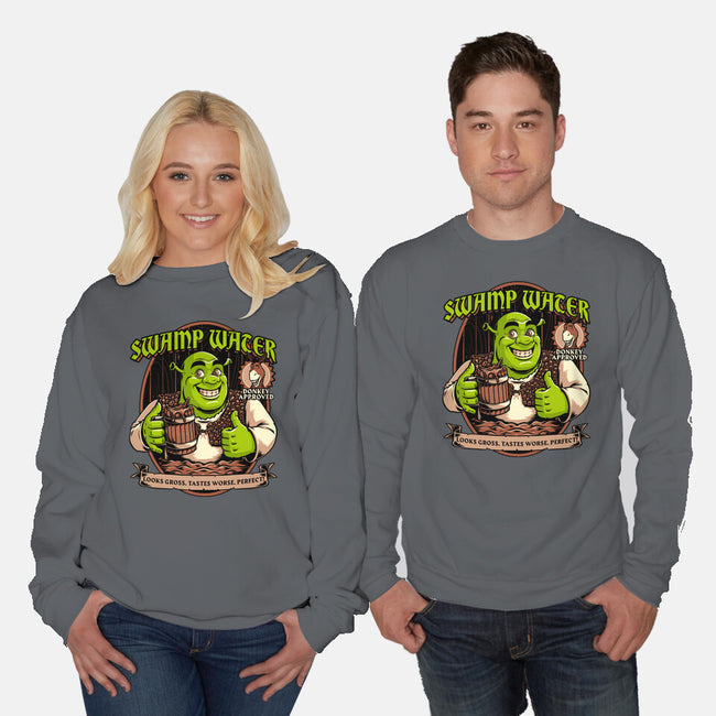 Green Ogre Drink-Unisex-Crew Neck-Sweatshirt-Studio Mootant
