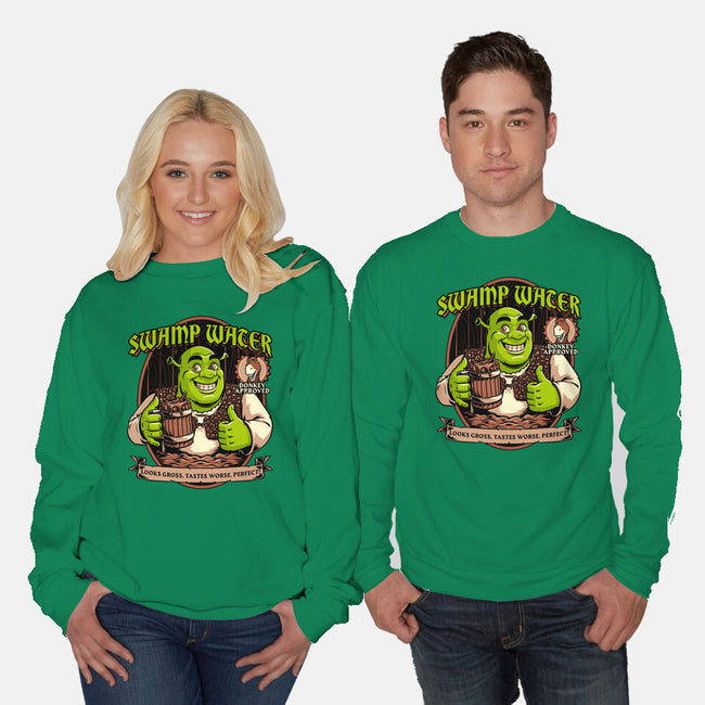 Green Ogre Drink-Unisex-Crew Neck-Sweatshirt-Studio Mootant