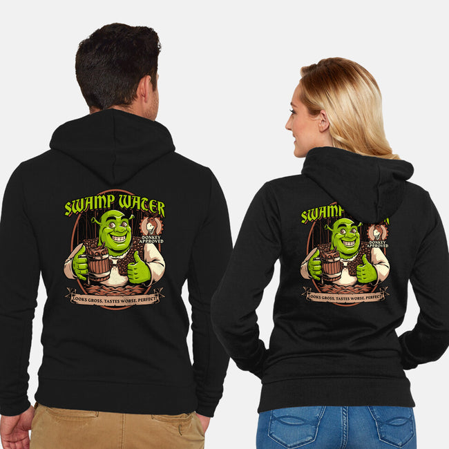 Green Ogre Drink-Unisex-Zip-Up-Sweatshirt-Studio Mootant