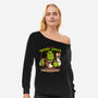 Green Ogre Drink-Womens-Off Shoulder-Sweatshirt-Studio Mootant
