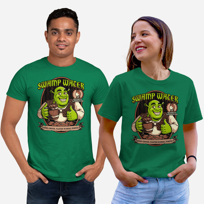 Green Ogre Drink-Unisex-Basic-Tee-Studio Mootant