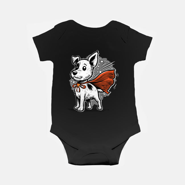The Super Dog-Baby-Basic-Onesie-palmstreet